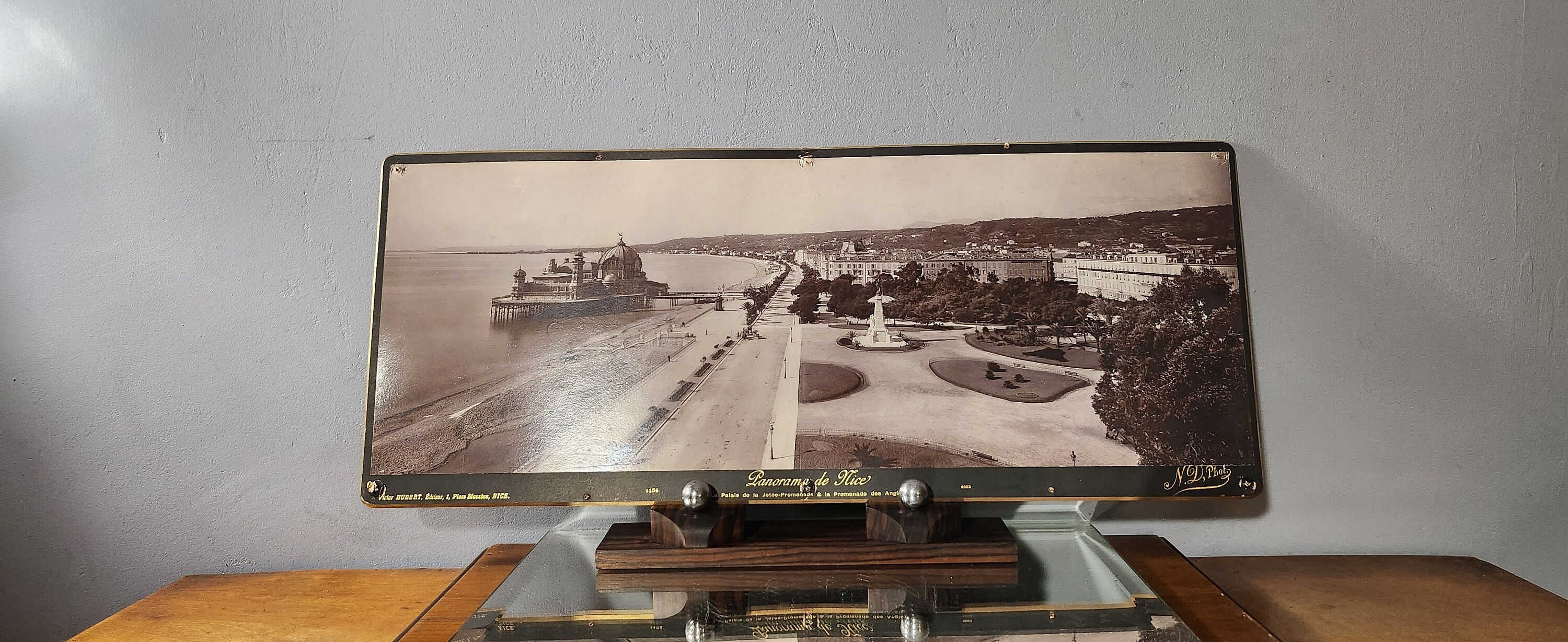 Tirage Albuminé Ancien – Route De La Corniche De Nice à Monaco – Neurdein, Vers 1885