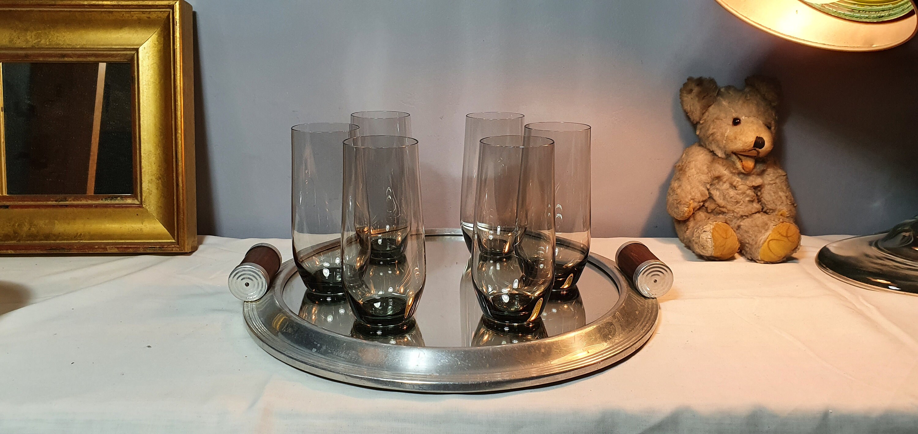 独1950年代　Aloys for Peill & Putzler 美品 Set of 6 Peill & Putzler Tourmaline Glasses. 1950/1960. - Etsy Finland