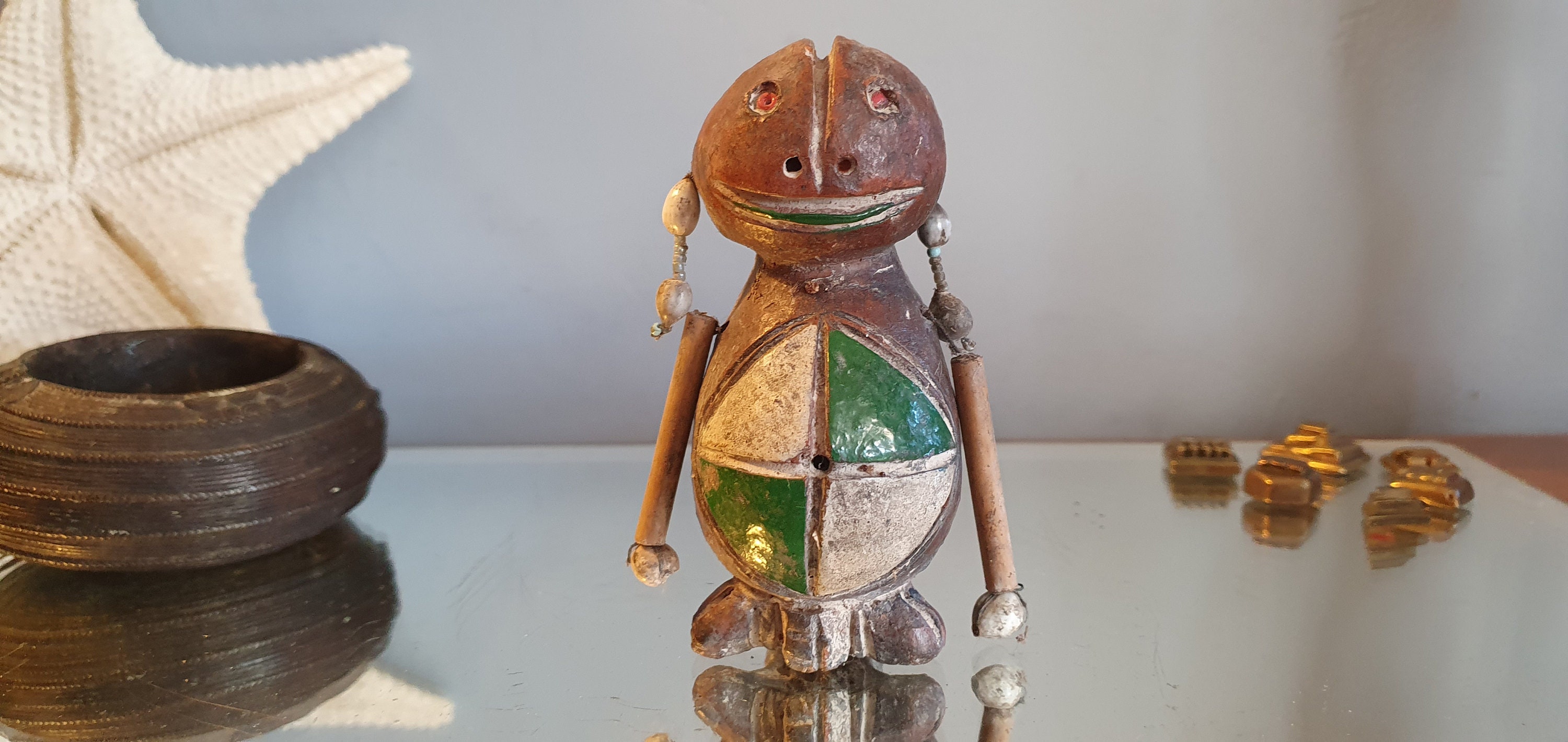 呪物 フェティッシュ マンビラ族 アフリカ カメルーン 土人形