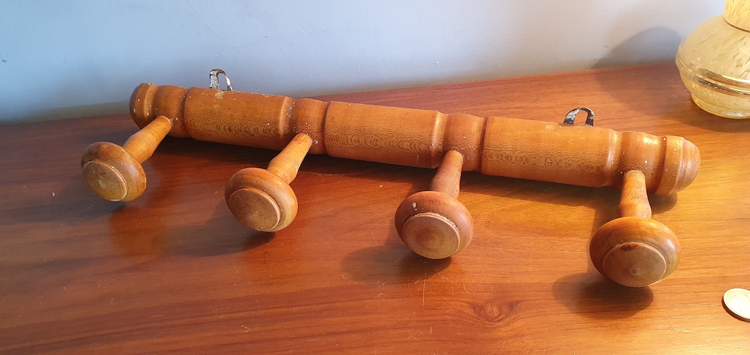 Buy Vintage Wooden Coat Rack or Made in France, Online in  India
