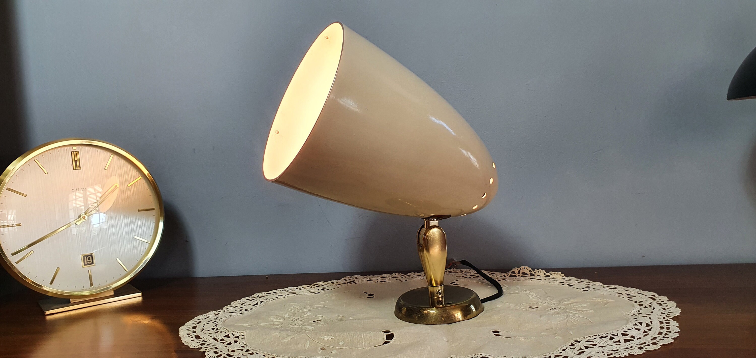 Applique Spot Vintage Obus. Grande Applique Vintage. 1950/1960.