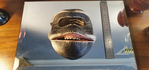 Masque de théâtre javanais « Wayang Topeng », Indonésie, début du 20e siècle En vente sur