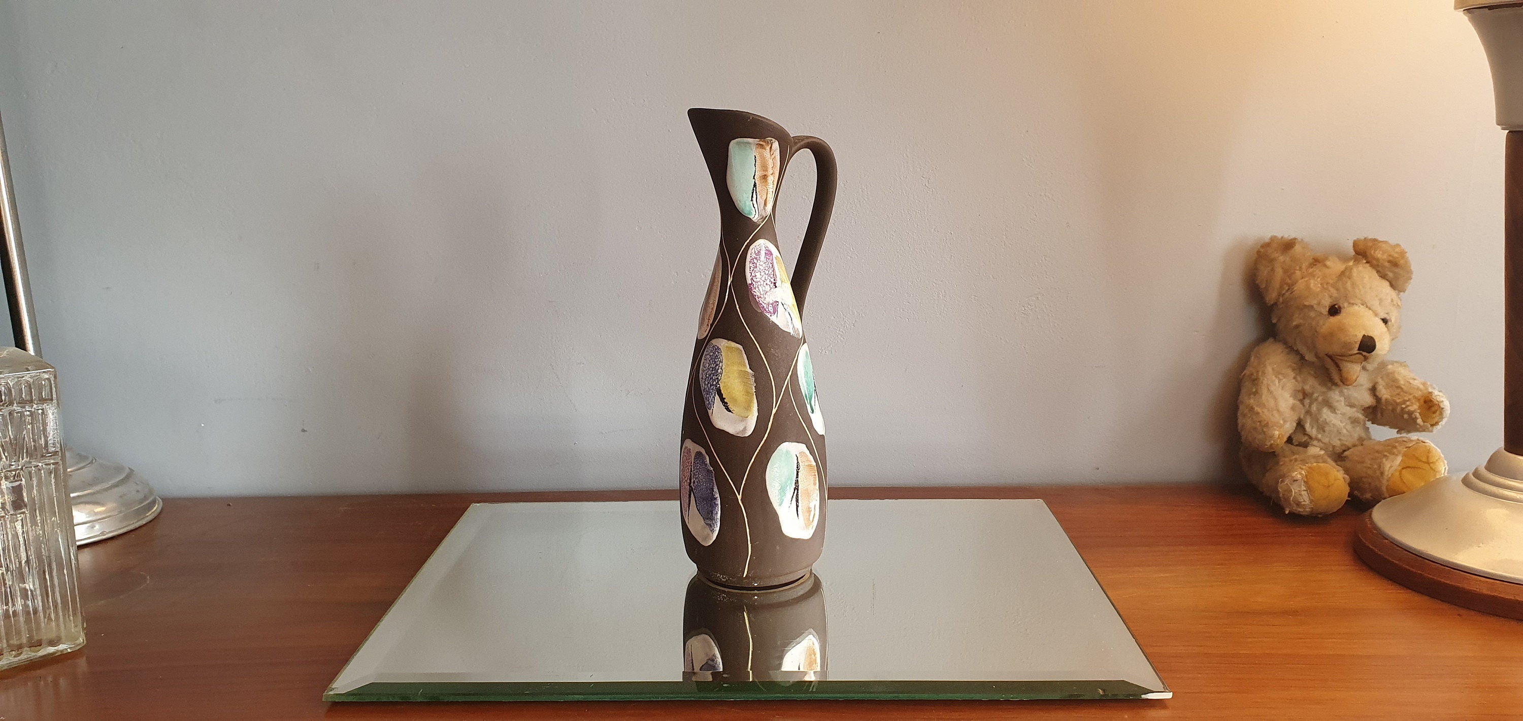 Vase Vintage West Germany Scheurich 243-25. 1960/1970.