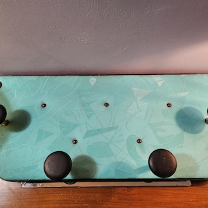 Vintage coat rack with 4 hooks. Made in France 1950/1960.