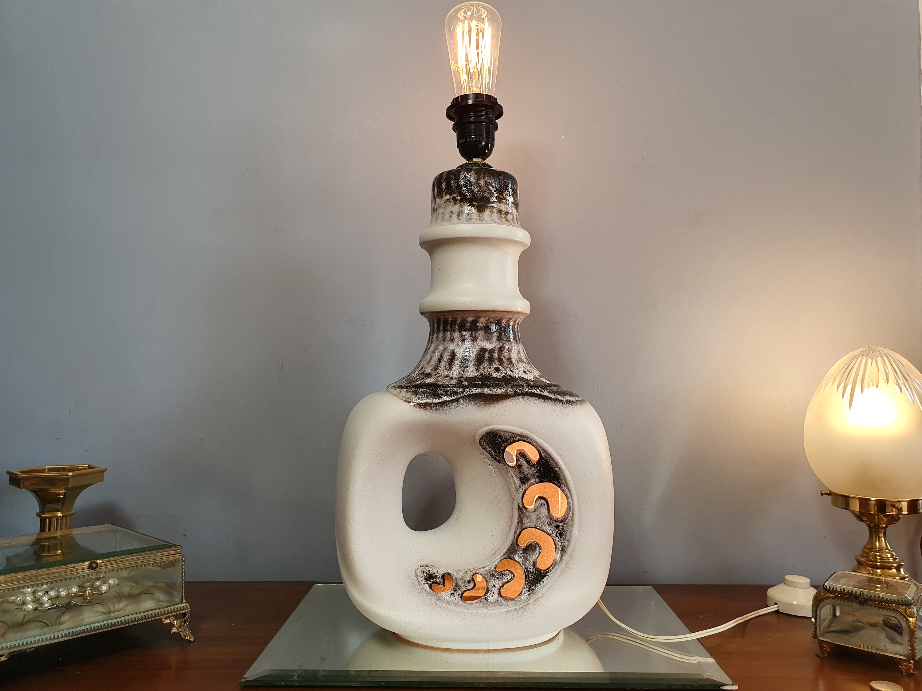 西ドイツCarstens Fatlava ブルー west Germany(Fatlava - Etsy 西ドイツCarstens Fatlava ブルー west Germany(Fatlava - Etsy