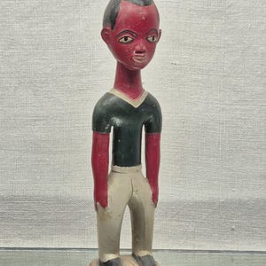 Original Baoulé-Colon-Holzstatuette. 1950.