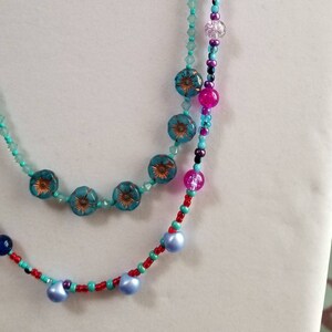 Piggybacked necklaces