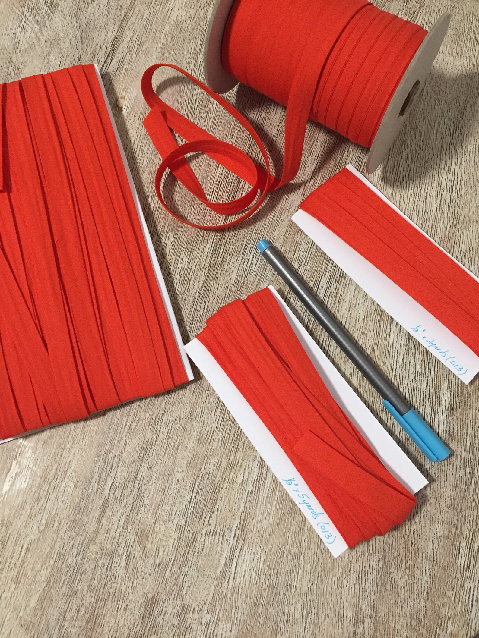 1/2 13mm Orange Bias Tape 2 yards 5 yards 10 yards 1/2 Etsy