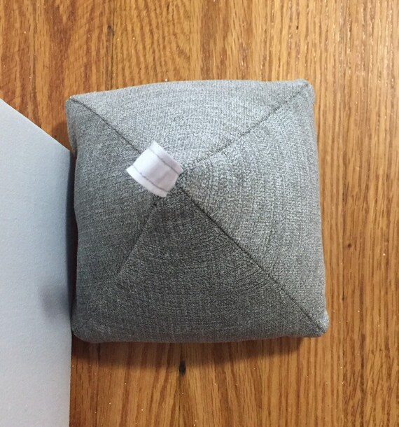 Grey Fabric Door Stops Modern Fabric Doorstops Grey & White Etsy