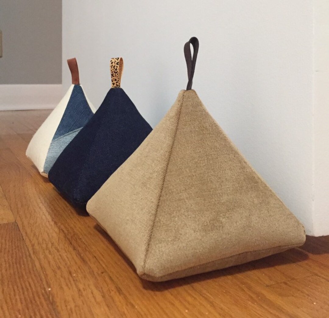 Assorted Fabric Door Stops Modern Fabric Doorstops Small Etsy