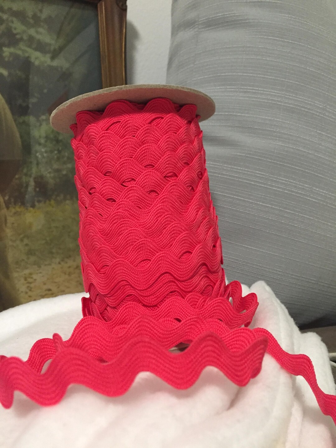 Hot Pink Rick Rack Braid 15mm Trim by the Yard, Knackered Mamas Rick ...