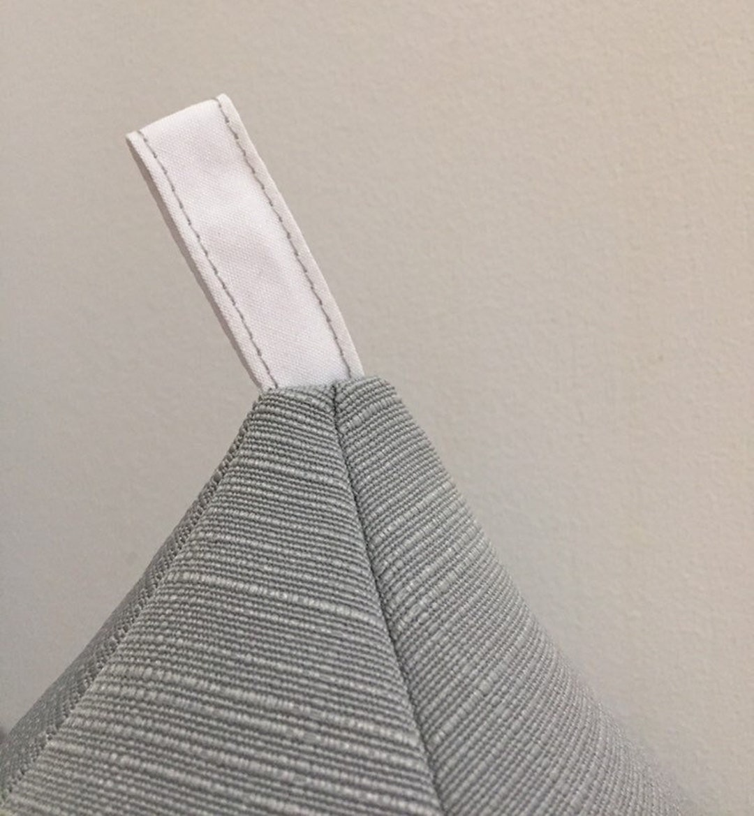 Grey Fabric Door Stops Modern Fabric Doorstops Grey & White Etsy