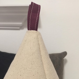 Jam Pie & Natural Doorstop, Easy Fill Door Stop, The One and Only Natural Canvas Soft Doorstop Sets,  Doorstopper Natural Canvas