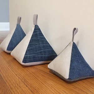 3 Piece Set Bespoke Door Stops, Door Stop Sets, Small Doorstops Set, 3 Doorstoppers