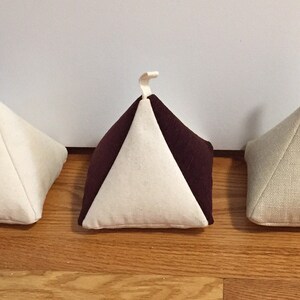 Off White Door Stops, Easy Fill Doorstops, Canvas Door Stoppers, Two Tone Doorweights, Custom Doorstops