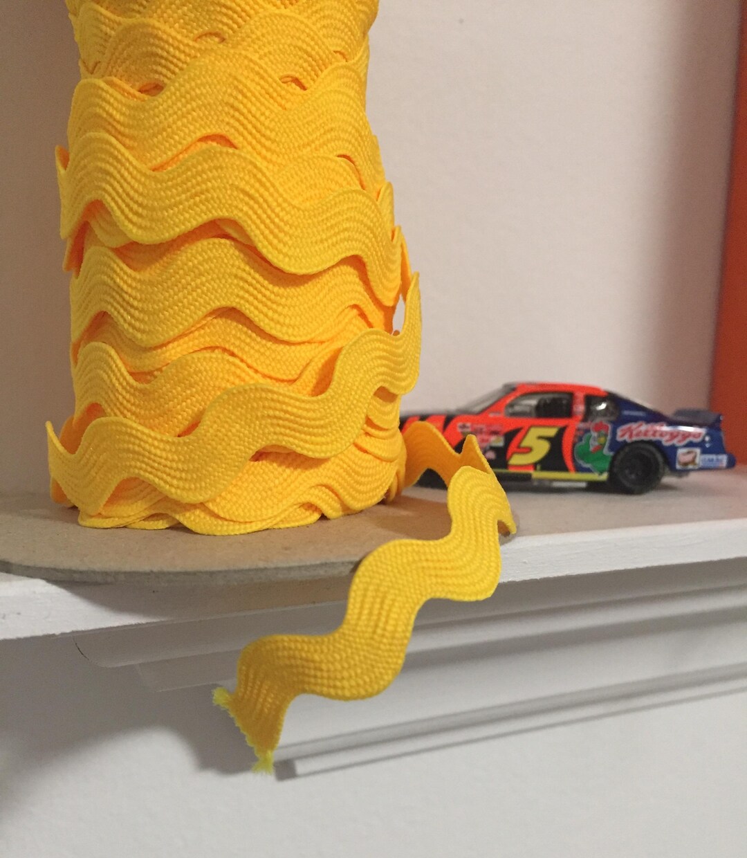 Sunny Yellow Rick Rack Braid 15mm Trim by the Yard, Knackered Mamas ...