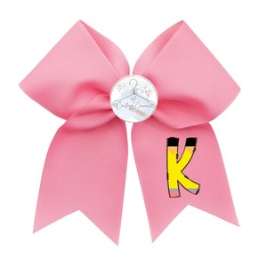 Doodle Alphabet Bows, Back To School Hair Bow, Hair Bow,Personalized Hairbows, Hair Accessories