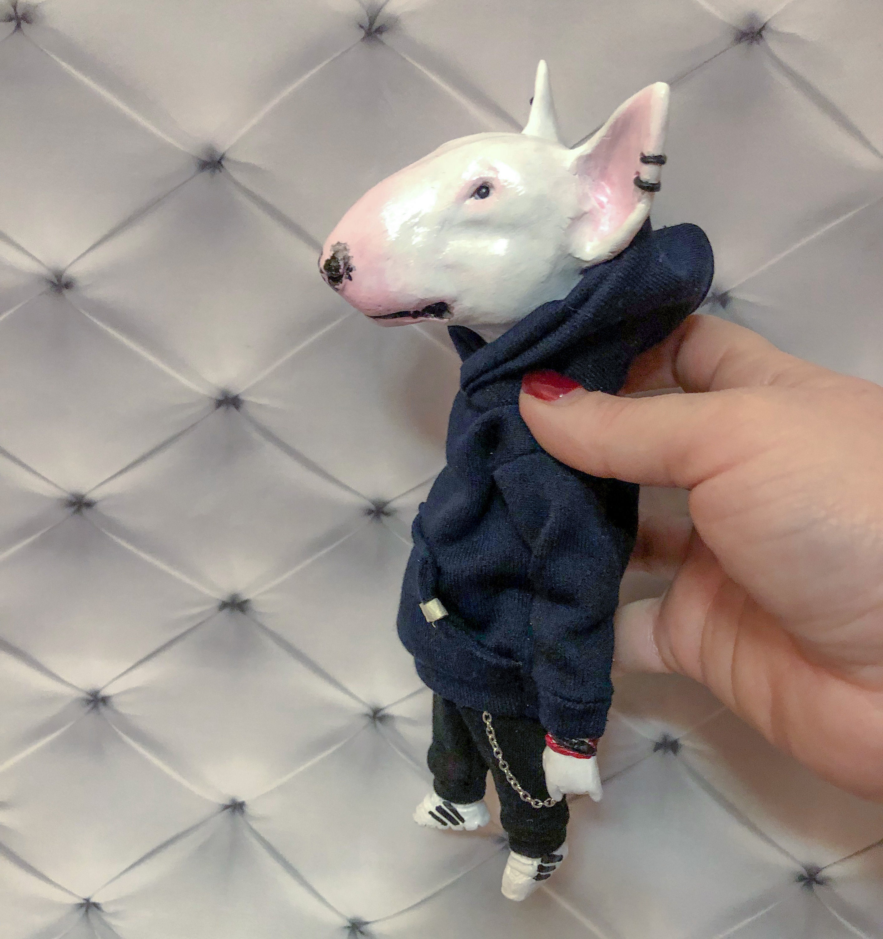 toy english bull terrier