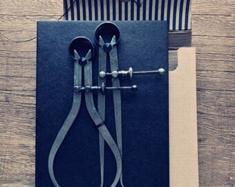 Inside & outside calipers 2 in a set