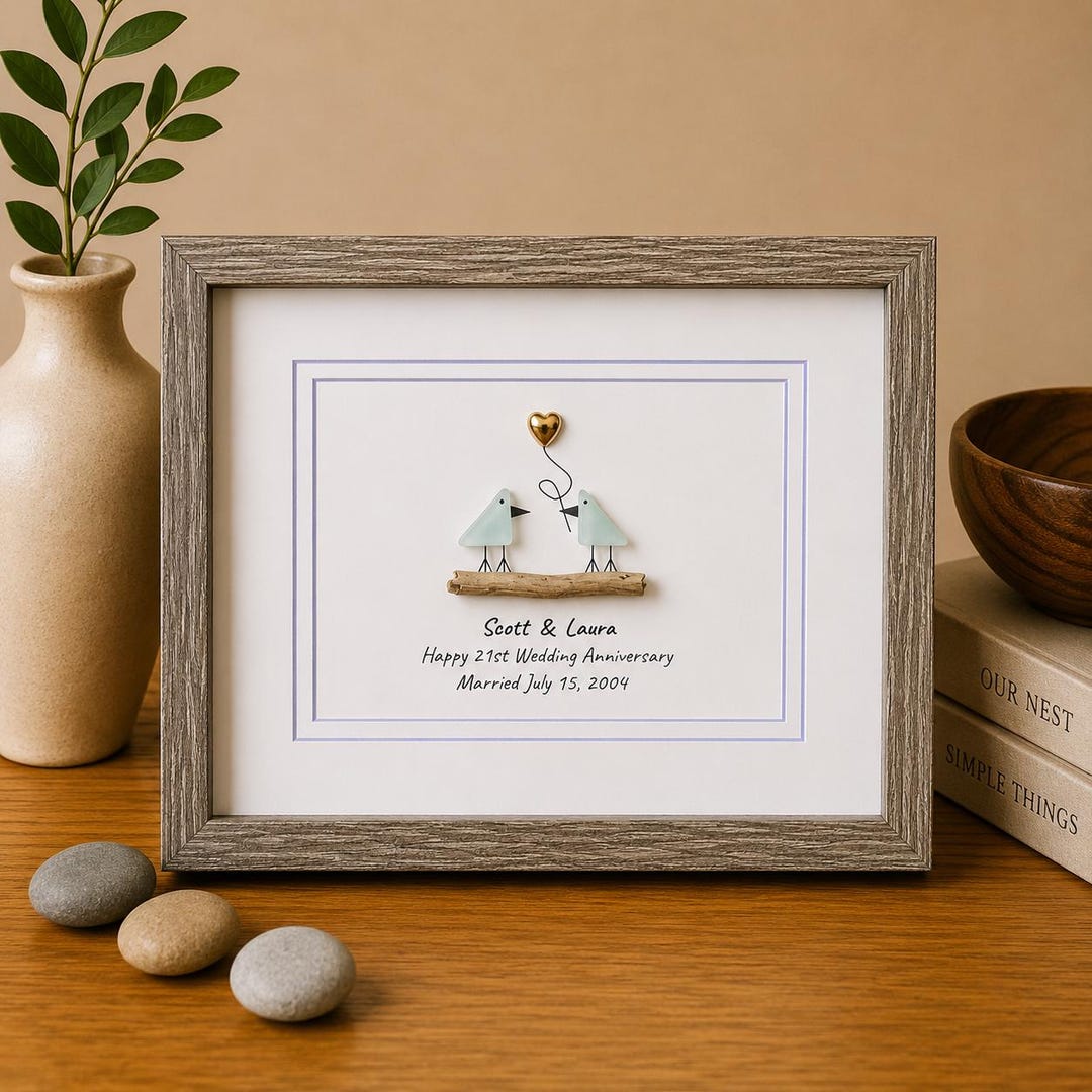 21st Wedding Anniversary 8x10