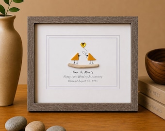 50th Anniversary Gift | Golden Wedding Anniversary Personalized 8x10 Artwork