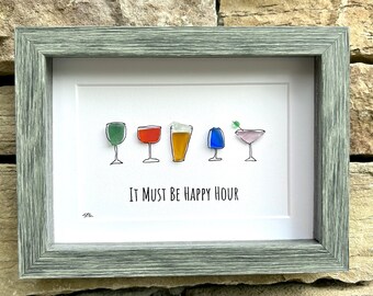 シーグラスアート『 Happy Easter～Cocktail.。.:*☆～』 シーグラスアート『 Happy Easter～Cocktail.。.:*☆～』 感じよ