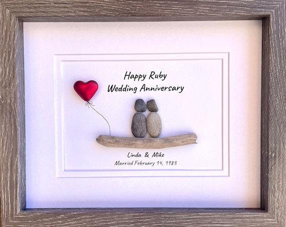 What Is The Flower 40th Gift For Husband Hallmark 40th Ruby