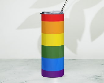 Digital Art Stainless steel tumbler Rainbow