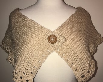 Outlander Inspired/Infinity Cowl/Eternity Scarf/Cape/Caplet/Neutral/Winter Accessories