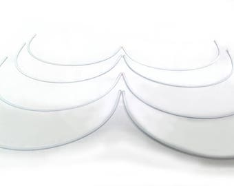 Baleines ou armatures pour soutien gorge forme corbeille taille de bonnet 100A, 95 B, 90C, 85D