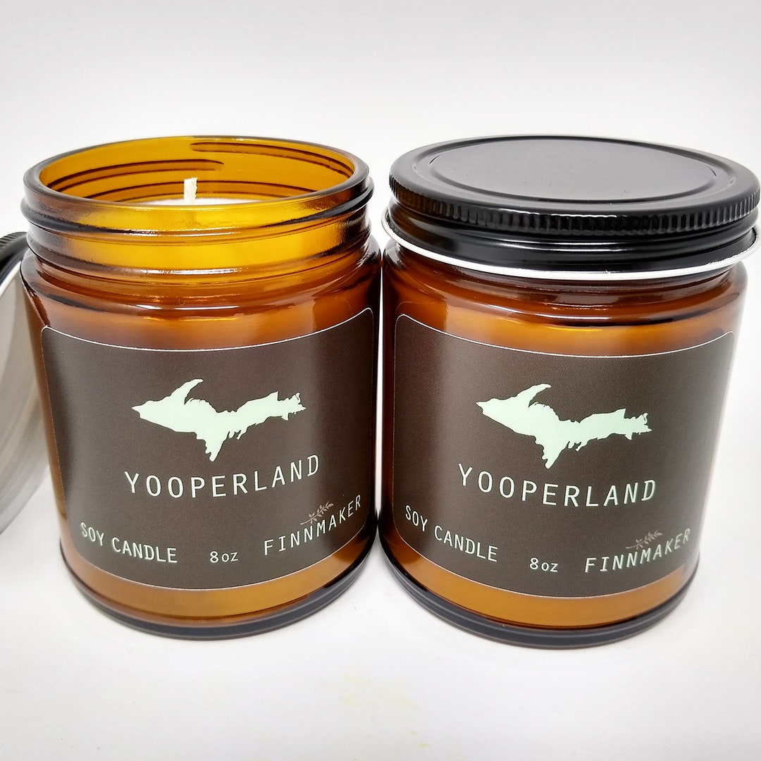 YOOPERLAND Soy Candle | Upper Peninsula Michigan UP Yooper - Etsy