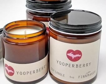 YOOPERBERRY Soy Candle | Upper Peninsula Michigan Yooper