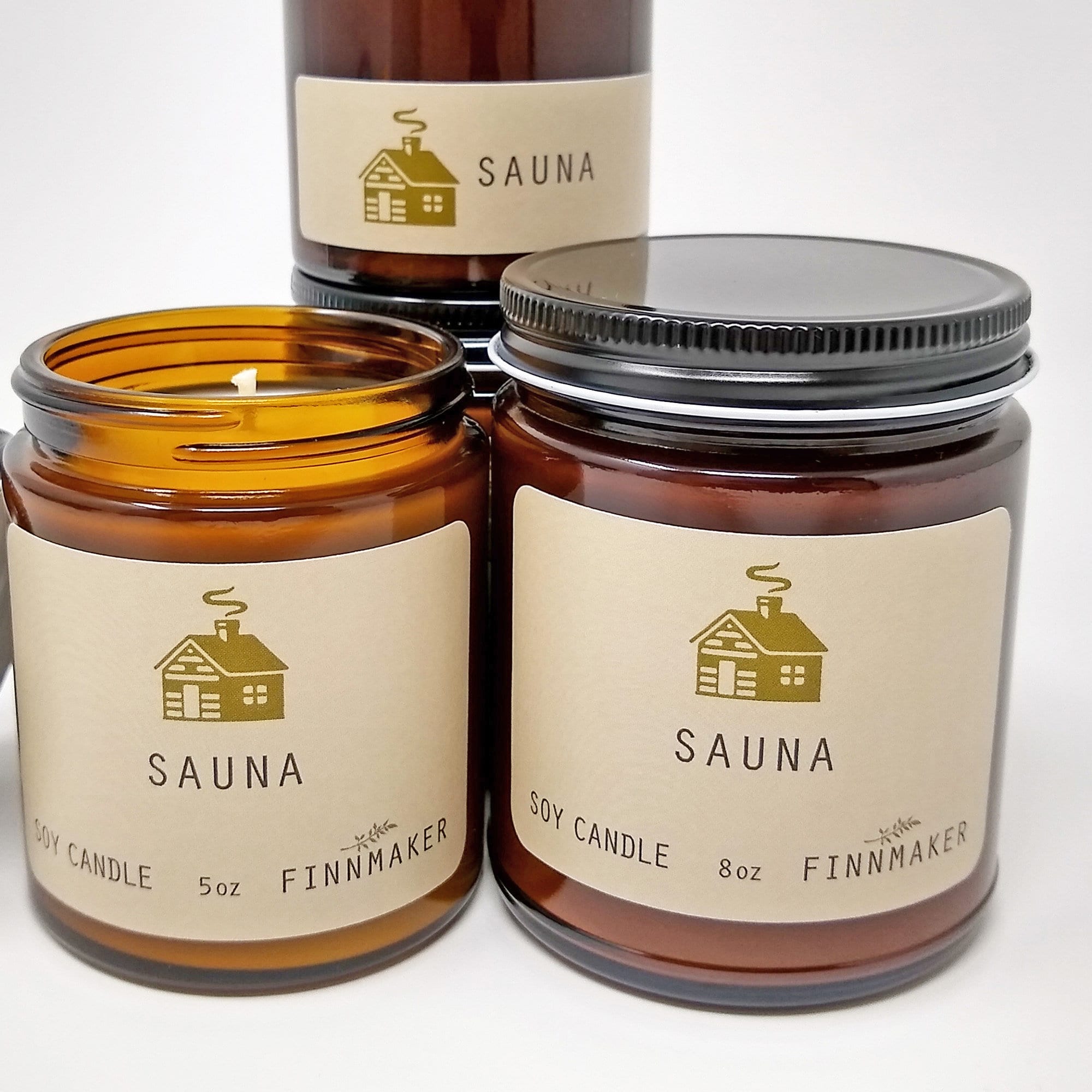 SAUNA Soy Wax Candle Perfect Gift For Finnish Yooper Etsy