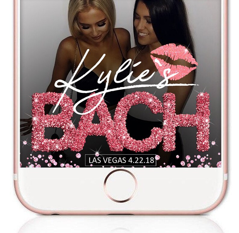 Glitter Bachelorette Snapchat Filter Bachelorette Snapchat Etsy