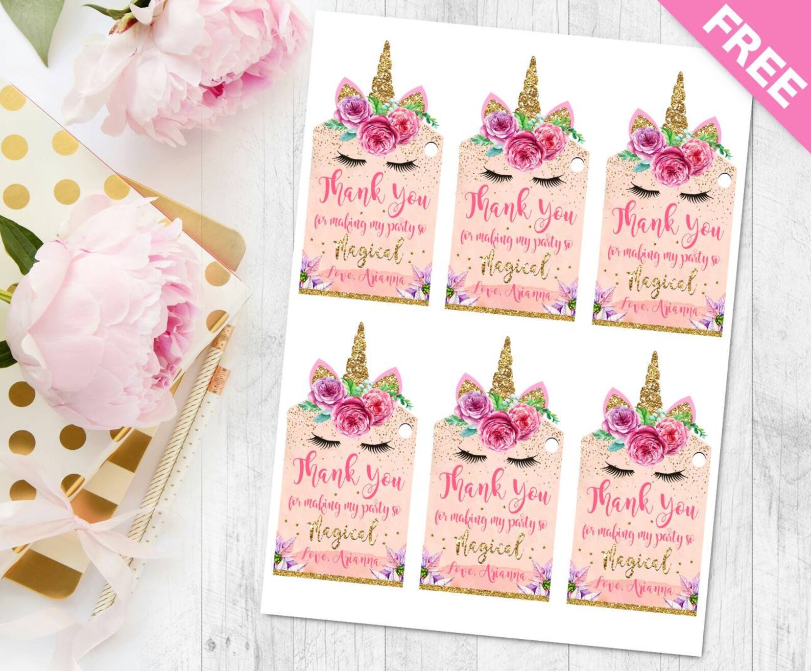 free thank you cards unicorn invitation invitation unicorn etsy