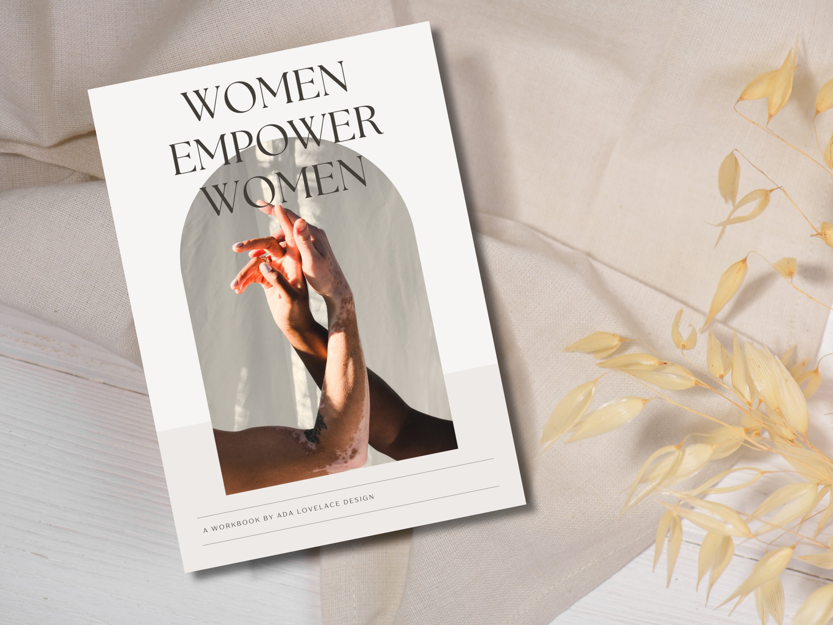 Women empower women feminist workbook with 30 journal prompts to