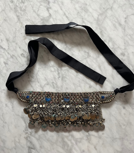 Vintage Silver Ethnic Necklace