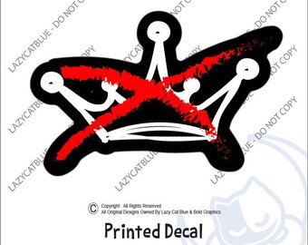 No Kings Decal, No Kings Day Sticker, No Kings in America , Anti Trump Stickers, Anti MAGA, Vinyl Decals, Democrat Stickers