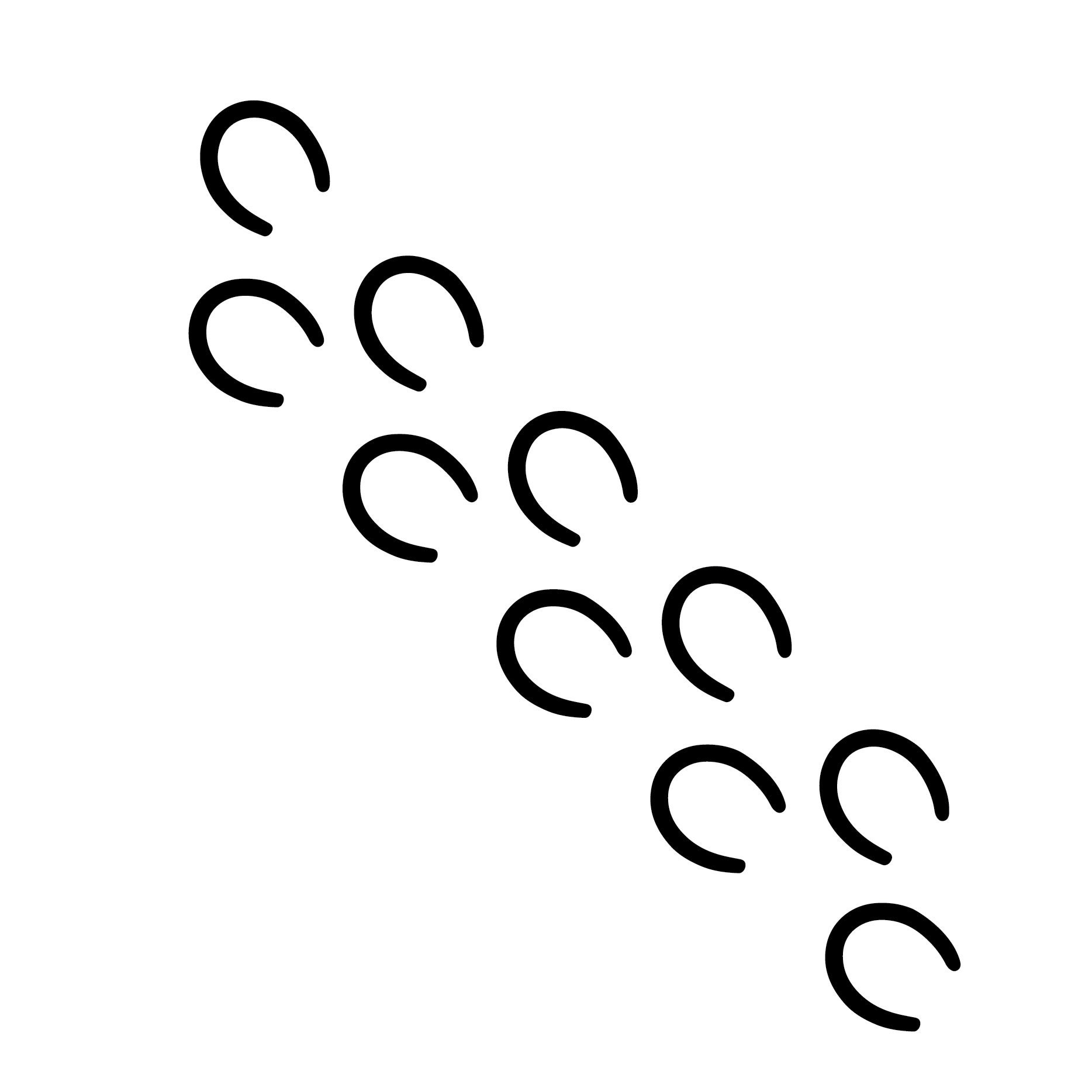 Horse Hoof Prints Clip Art