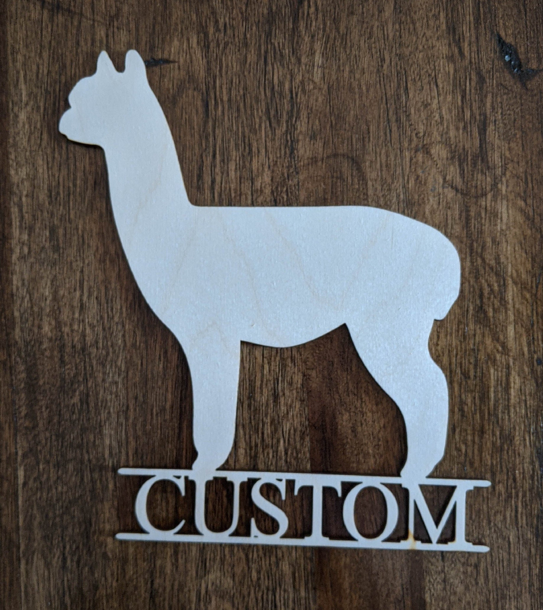 Beware Of Alpaca Lover Rustic Sign SignMission Classic Plaque Decoration 