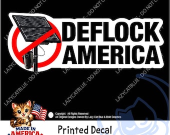 Deflock America, Anti Flock Decal, Anti Flock, Anti Flock Sticker, 4th Amendment, Anti Government, Anti Surveillance, Anti Spy, Privacy