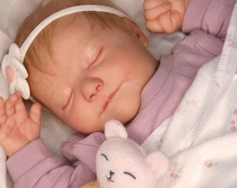 Reborn, June asleep, By Drew Paradee, please read full description, Free shipping in the USA