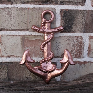 Anchor hook-nautical hook-cast iron hook-beach theme-beach house-nautical theme-housewarming gift-metal hook-towel hook-metal towel hook