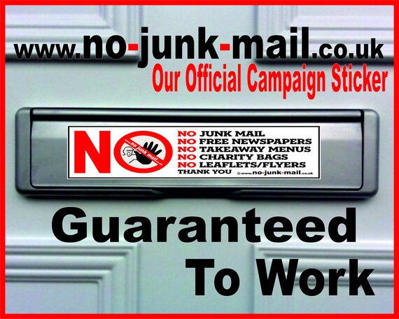 PACK OF 2 QUALITY NO JUNK MAIL STICKERS 3” X 3” NEW SEALED warning signs PACK OF 2 QUALITY NO JUNK MAIL STICKERS 3” X 3” NEW SEALED warning signs