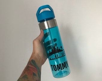 fortnite inspired personalised water bottle gaming fortnite floss boys girls drinking bottle back to school - fortnite drinks
