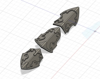 Baldur's Gate 3 - STL FILES - Dame Aylin finger armor for cosplay.