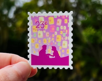 Rapunzel Punzie 1.5” Stamp Sticker great for waterbottles, notebooks, laptops, planners, cellphones and MORE! ! Great Gift