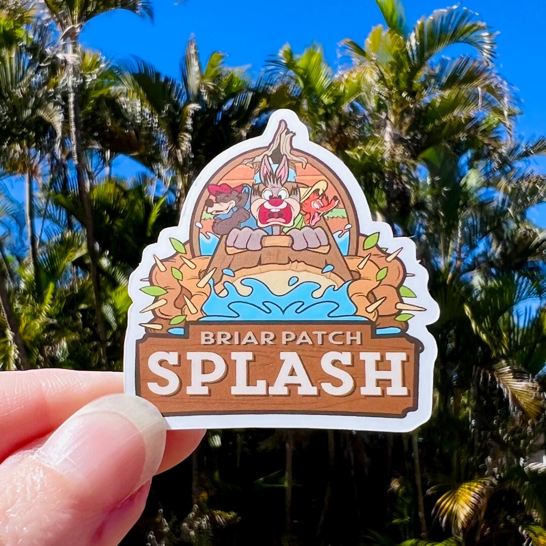Nostalgic Splash Mountain Sticker Great for Water Bottles, Notebooks ...