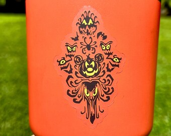 Haunted Mansion Mickey Wallpaper Sticker, Waterproof Vinyl