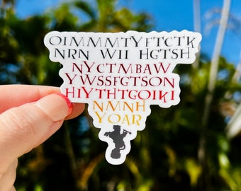 HP Wizards Chess Sticker: "He's Going to Sacrifice Himself!" - 3" Laminated Decal